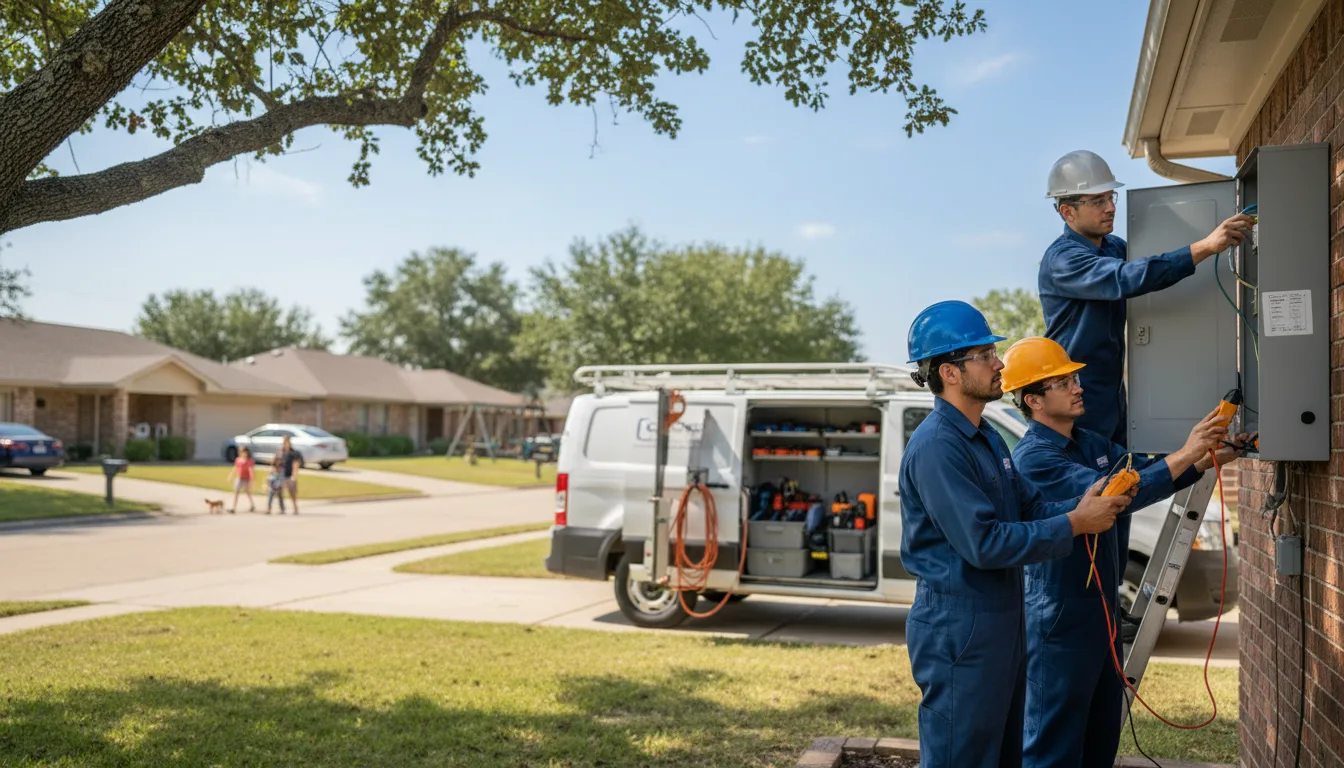 Certified electrician providing emergency electrical services in Newman, IL